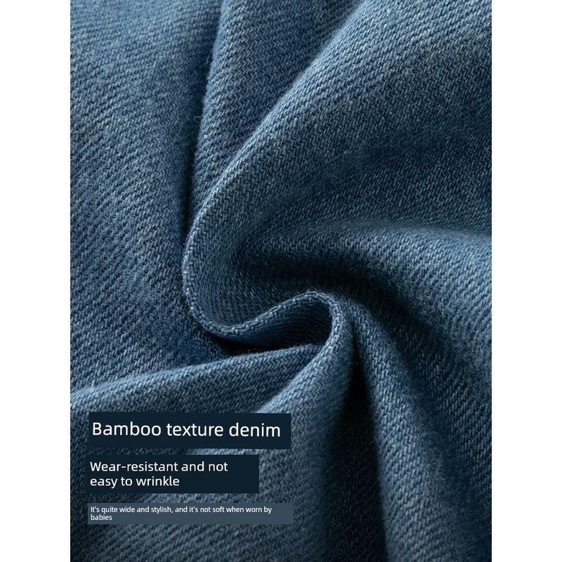 David Bella Kidsren's Denim Jacket 2026 Spring New Style Boys' Sports Casual Baseball Uniform Jacket