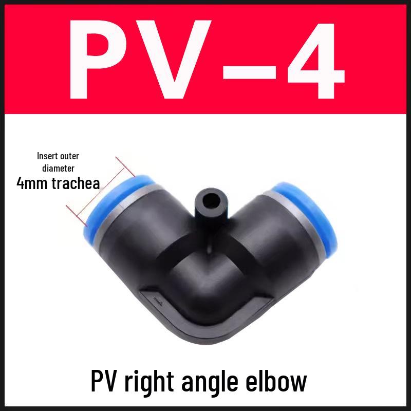 Fitinguri pneumatice cu conectare rapidă: Tub PU Aer Drept, PV Tip L, PE Tip T, PY Tip Y