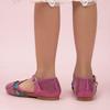 2025 Spring/Summer Girls' Cute Round Toe Flat Shoes