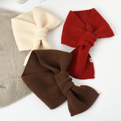 Japanese-Style Cozy Cross-Knitted Scarf for Women - Autumn/Winter Trend