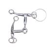 Alloy Horse Bit Charm Keychain Metal Ring Pendant Bag Decoration  Backpack Accessory For Men And Women