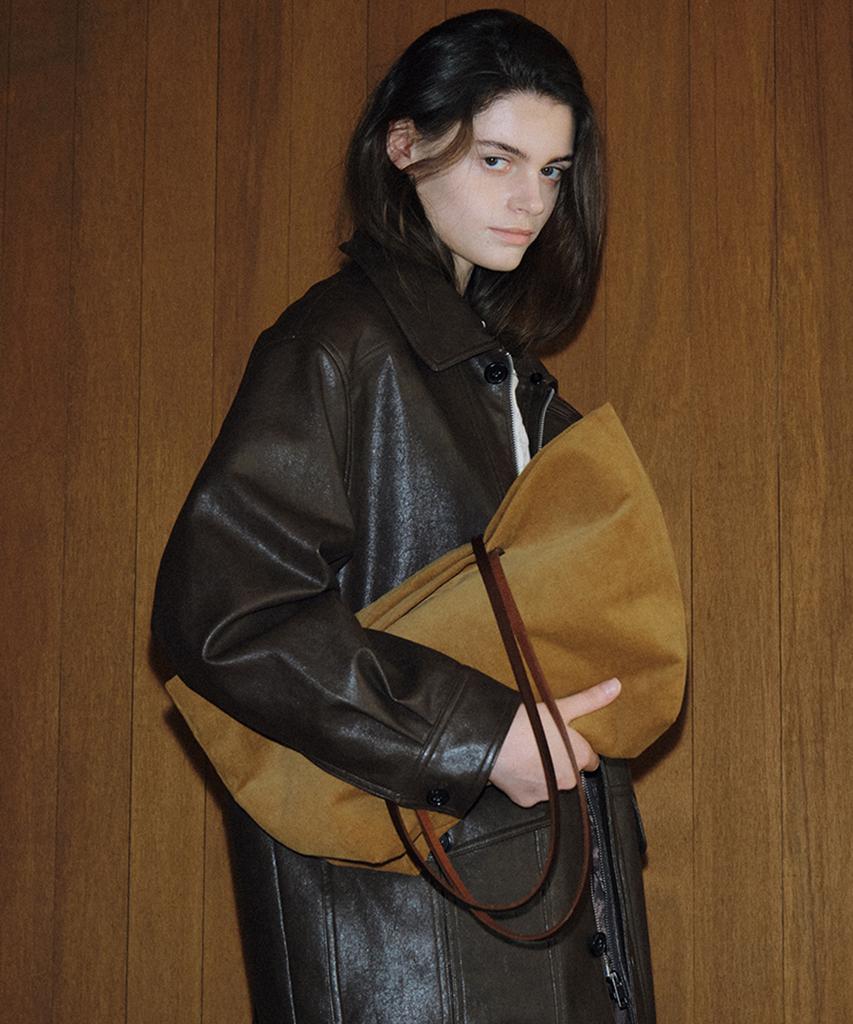 108Pound Kevin Shopper Bag_Caramel