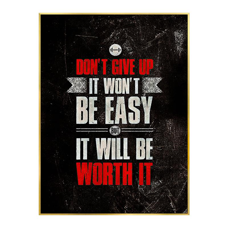 

Современный Мышцы Бодибилдинг Фитнес Плакат Тренажерный Зал Мотивационные Цитаты Декоративные Картины Холст Настенная Картина Офис Домашний Декор 30x40cm No Framed