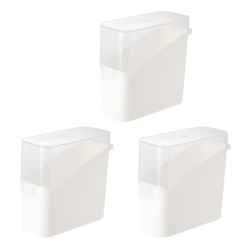 Cheese Slice Storage Box Kitchen Refrigerator Cheese Container with Cover Instant Coffee Tea Bag Ketchup Packet Storage Box