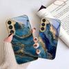 Golden Lines and Spots For Samsung Galaxy S26 S20 FE S21 S22 S23 Plus S24 Ultra S25 Ultra S21 S25+ S22FE Golden Glass Phone Case