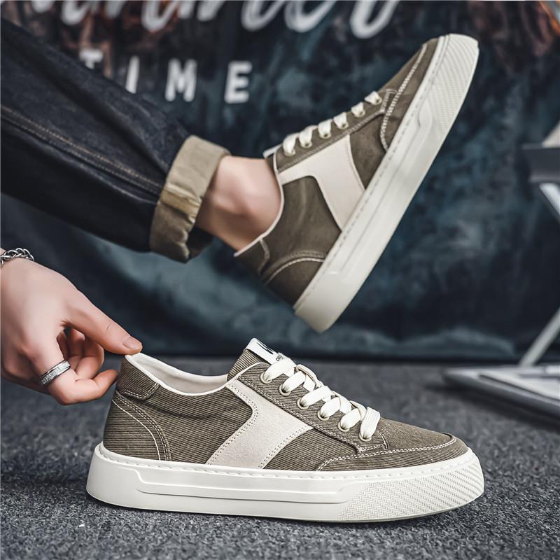 Loafers Platform Sports Shoes Shoes for Men Casual Sneaker Soft and Comfortable Canvas Skateboard Sports and Leisure Ventilate