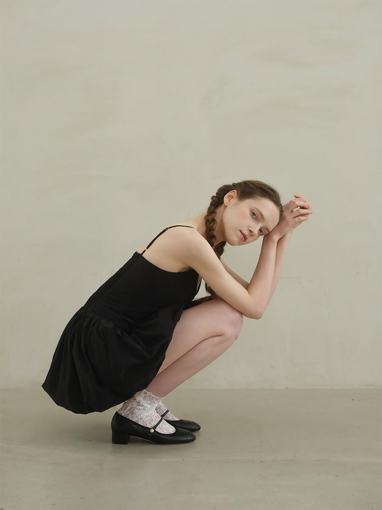 NONESUCH Mini Balloon Ballerina Dress/Black
