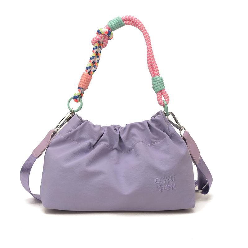 Casual Fashion Women Single Shoulder Crossbody Bag 2026 New Style Nylon Dumpling Shape Mobile Phone Bag Commuting Small Backpack