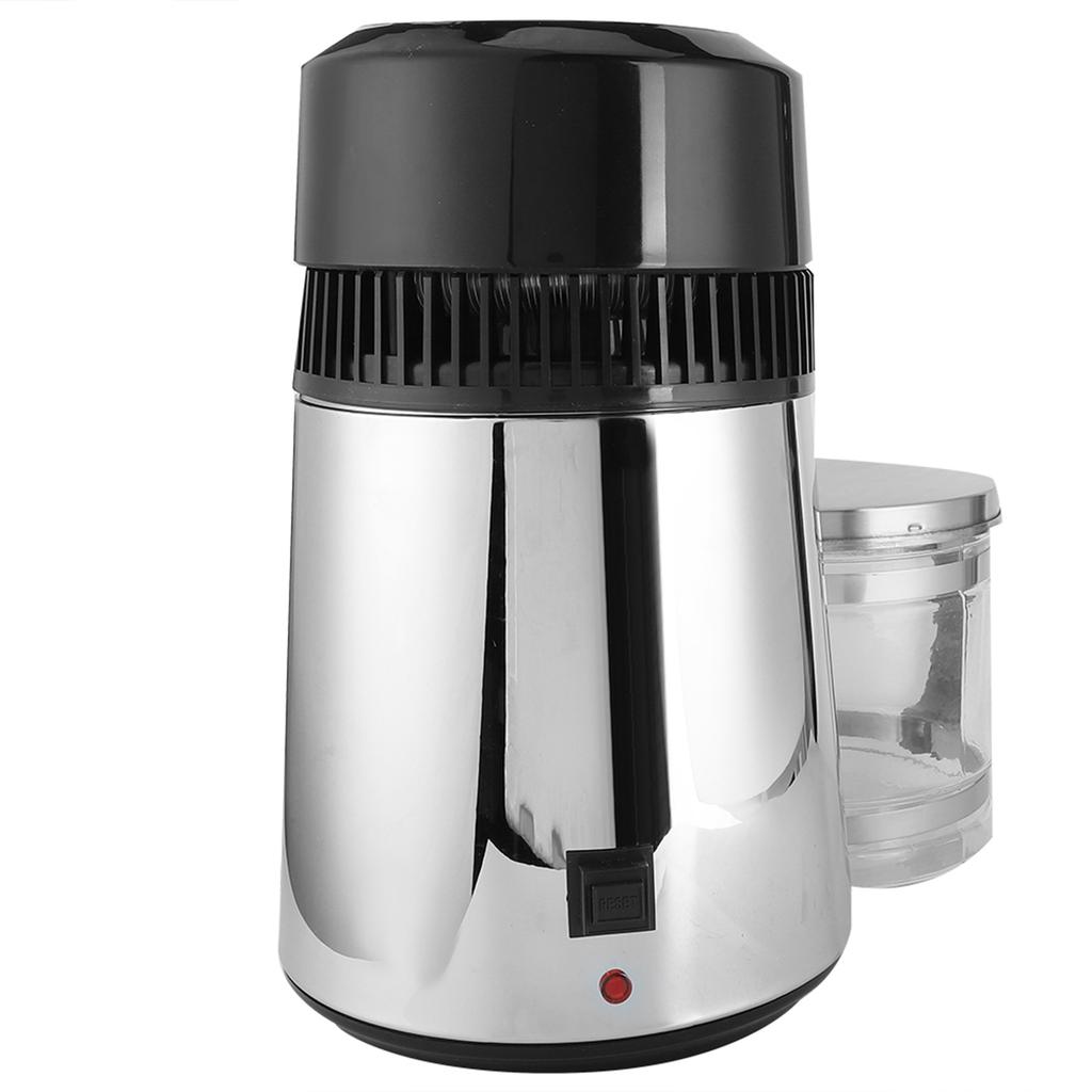 4L Stainless Steel Countertop Pure Water Distiller Distillation Equipment for Home OfficeUS