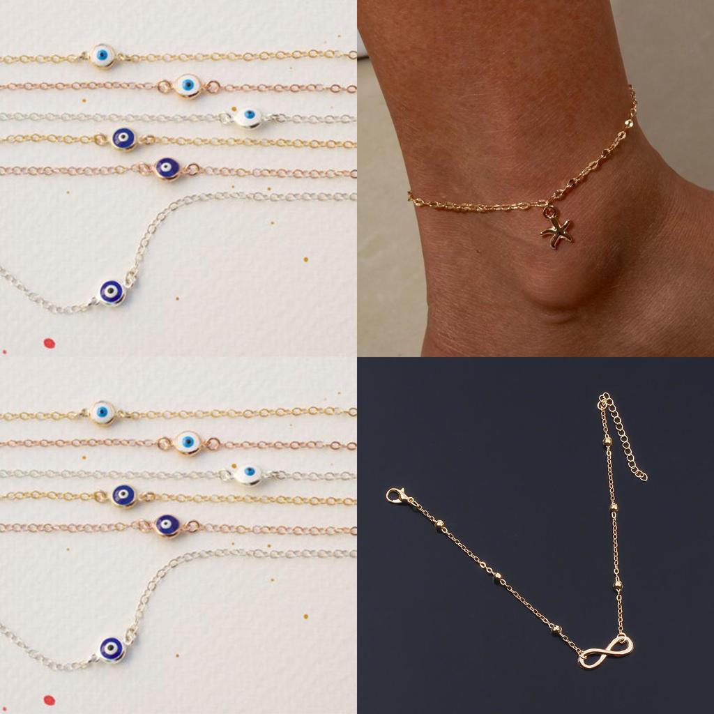 Summer Beach Foot Jewelry Bohemian Arrow Sequin Snake Bone Anklet Independent Packaging