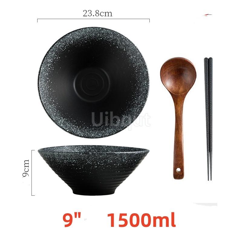 Japanese Noodles bowl restaurant household Spicy large big capacity ceramic soup dumpling bowl Wonton Italian pasta noodles bowl