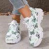 Women's Butterfly Pattern Casual Shoes Lightweight Sports Shoes