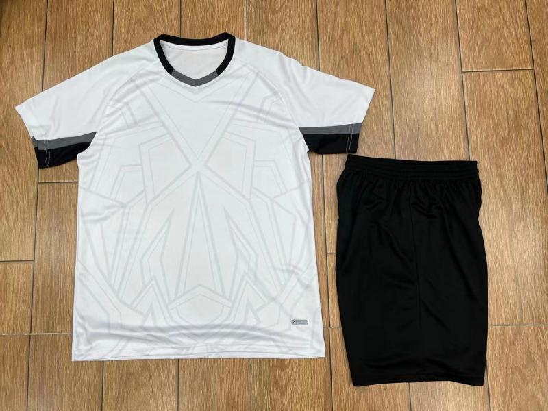 Football jersey set Printed club men s football jersey Breathable quick-drying short-sleeved primary and secondary  training and competition jersey 3xs белый