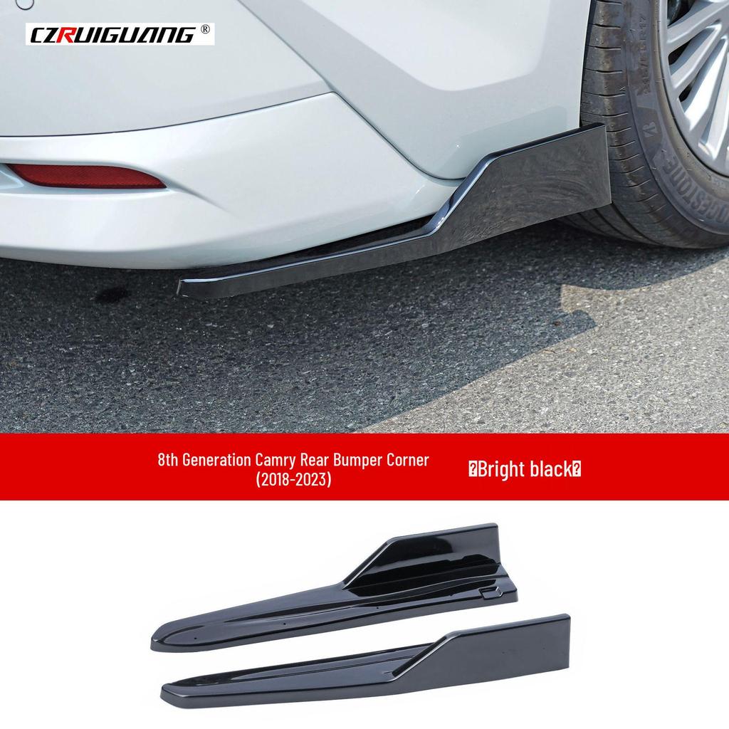 18-20 Gen 8 Camry Front Lip, Side Skirts, Rear & Top Spoilers, Louvers