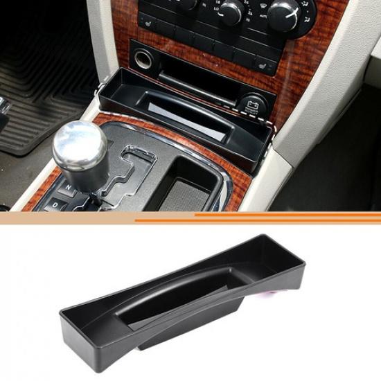 Black Center Gear Shift Cup Holder Storage Box For Jeep Grand Cherokee 2006-2010