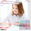 Set of 36 Erasable Gel Pens with Fine Tip for Smooth Writing and Quick Drying Ink Suitable for Students and Office Use