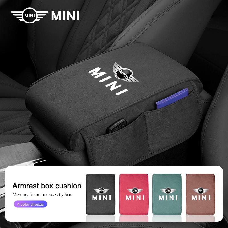 HNSCH1 Car Armrest Pad Armrest Box Height Increase Mat For MINI Cooper R56 F56 R50 JCW Cabrio Aceman Countryman Clubman Roadster Coupe
