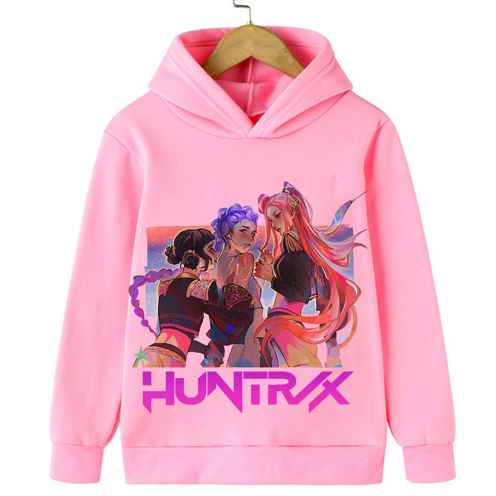 Zimní Nová Mikina s Kapucí Saja Boys Band Kpop Ďábel Pop Ďábel Lovec Inspirovaný Film Unisex Vysoce Kvalitní Módní Top