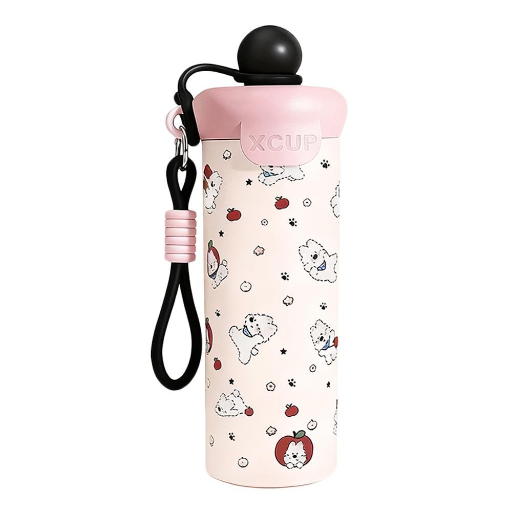 

600ML Vacuum Cup Insulation Or Cooling With Pendant Floating Ball Insulated Cup High-Capacity 316 Stainless Steel Cup 501-600ml чорний