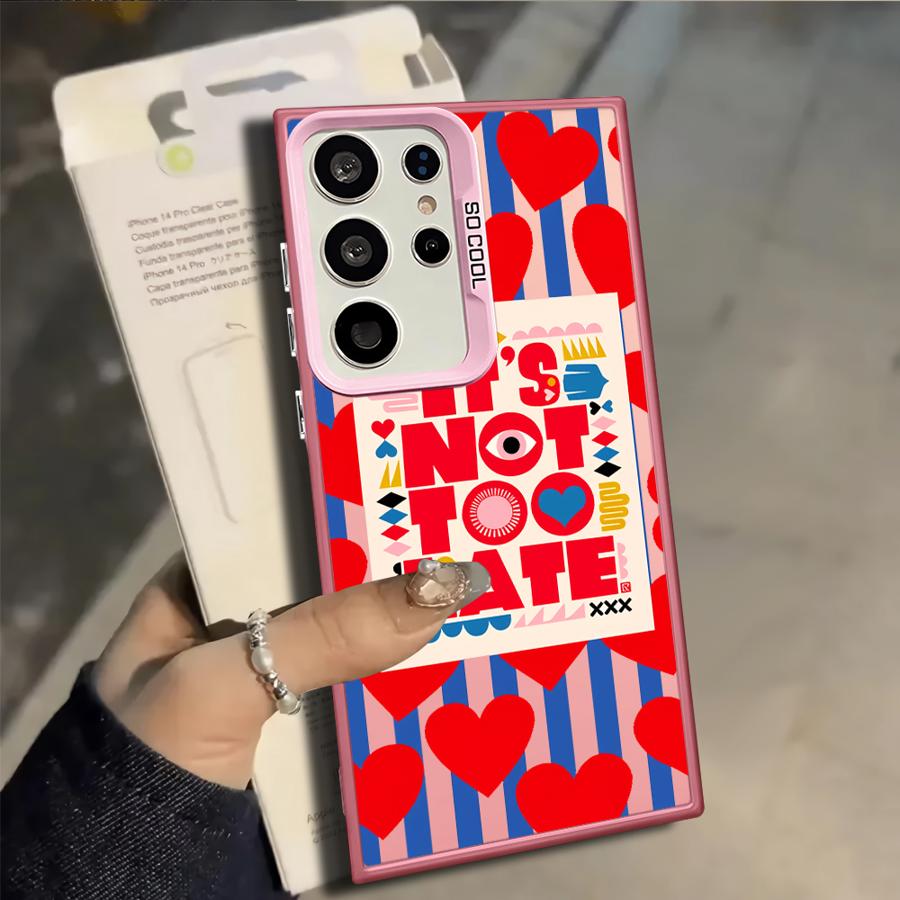 Creative Text You Look So Good Phone Cover Case for Samsung Galaxy S25 S24 FE S25Edge S23 S20 Plus S21 S22 S23 Ultra Note 20