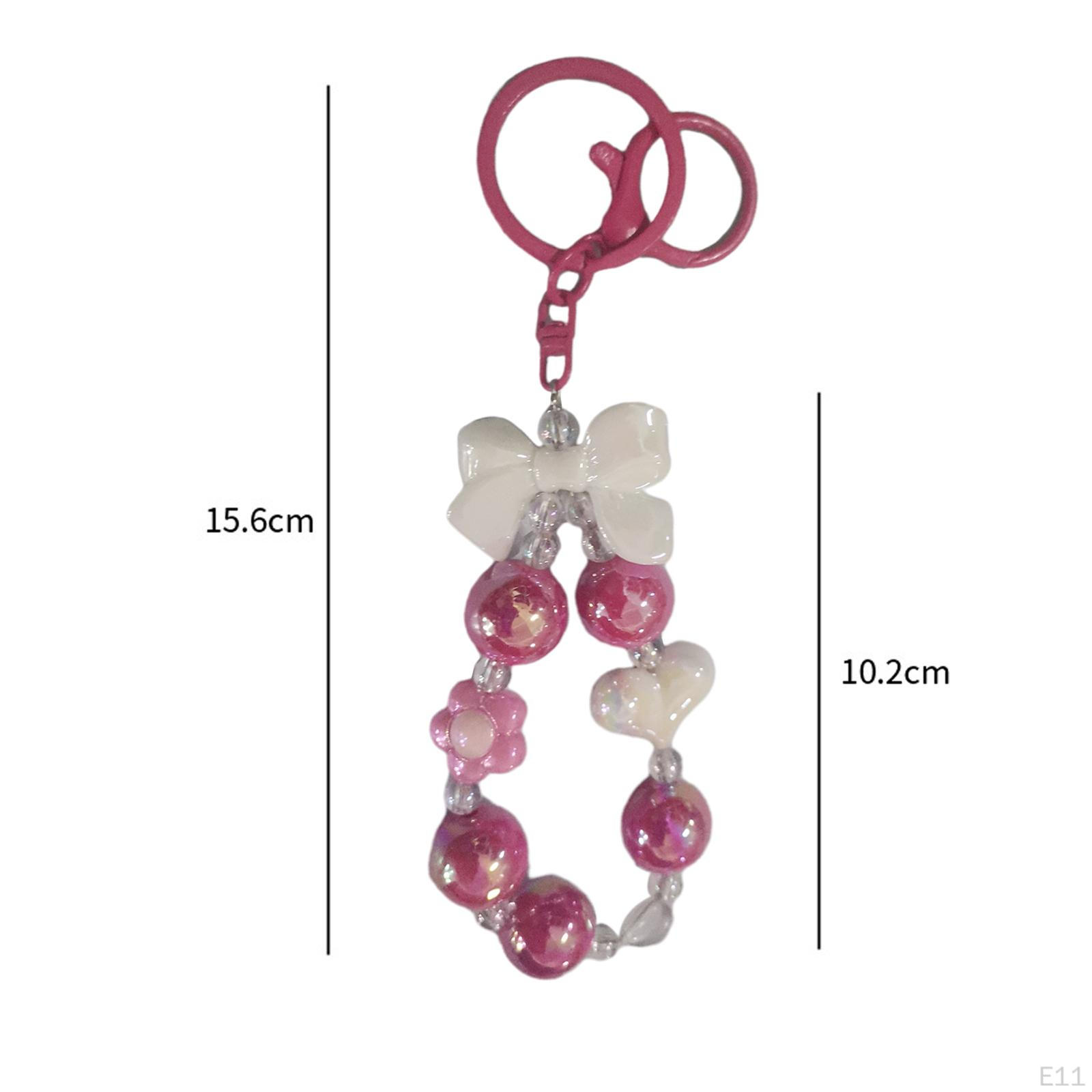 Браслет-ключ из бисера Автомобильная подвеска Кольца из бисера Карнавальные призы белый — фото 7