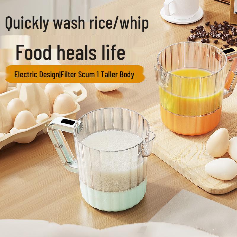 Multi-functional Electric Egg Beater and Rice Washer
