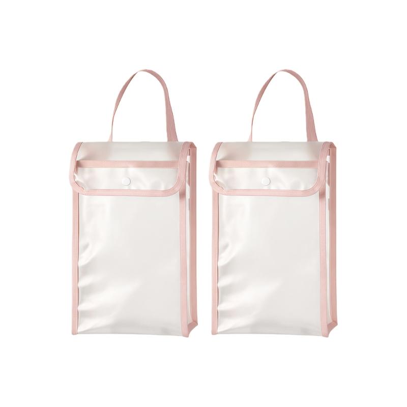 Hanging Tissue Storage Bag Wall Mounted Organizers for Bathroom and Kitchen Large Capacity PVC Materials Easy to Cleaning 1