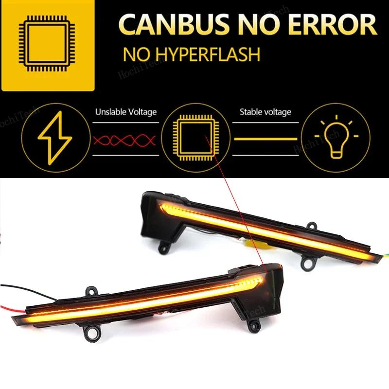 Smoked LED Dynamic Turn Signal Light Side Mirror Flashing Light for Seat Cupra Ateca 2016- Tarrace 2018