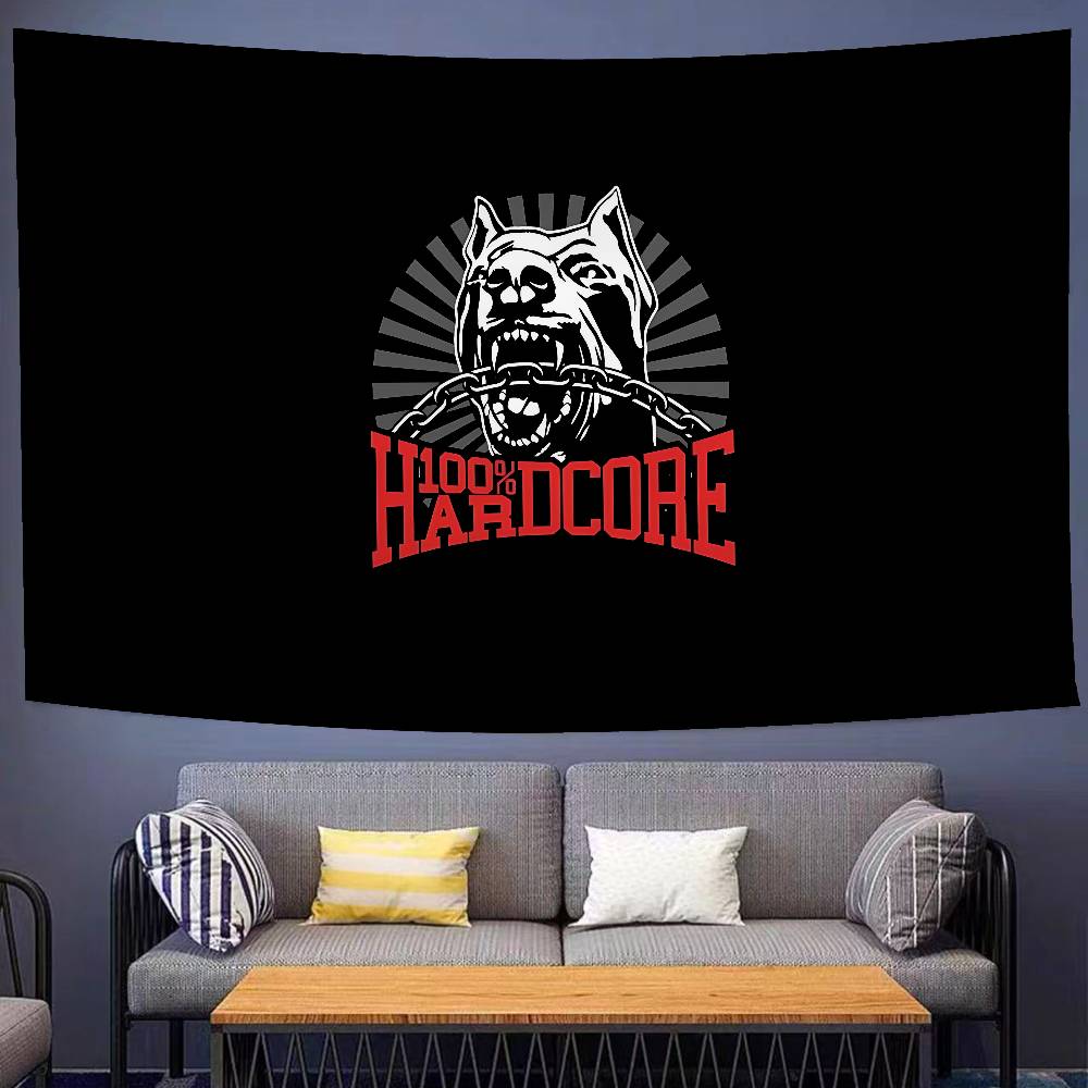 Bone Gabber 100 Hardcore Dog Hanging Bohemian Tapestry Hanging Tarot Hippie Wall Rugs Dorm Wall Hanging Home Decor