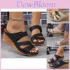 Comfortable And Stylish Thick Sole Casual Wedge Sandals For Women In Various Colors