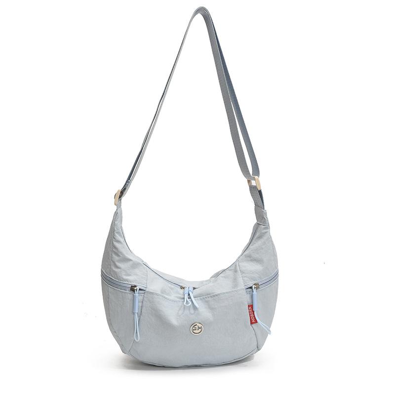 Sommer Canvas-Tasche mit großem Fassungsvermögen Damen neue Knödel-Tasche lässige und leichte Schulter-Umhängetasche