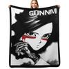 Copie De Gunnm - Gally - Alita: Battle Angel (White) Throw Blanket Warm Napping Blanket for Office Couch Bed