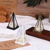 9Cm Mini Led European Triangle Light Simulation Cande Light Dollhouse Miniature Night Lamp Home Model Decor Toy
