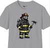 Bear Firefighter T-Shirt: Engraved Animal Rescue Tee