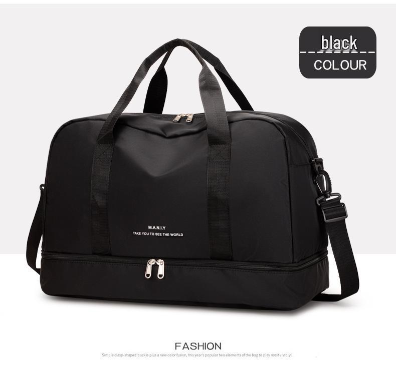 Unisex Yoga & Travel Bag: Large Capacity, Fitness, Wet/Dry Separation