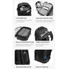 Denash 25L 30L 60L Vacuum Seal Travel Backpack, Lockable Carry-On Suitcase Luggage, Expandable Air Compression Vacuum System
