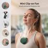 High Air Flow Wearable Neck Fan Ultra Quiet Portable Hanging Fan Clip-on USB Fan  Daily Commuting