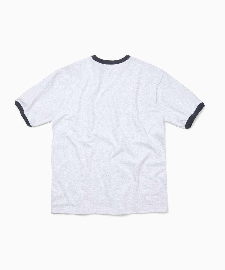 FREEMARIO Jackpot Ringer T-Shirt [Melange Grey]