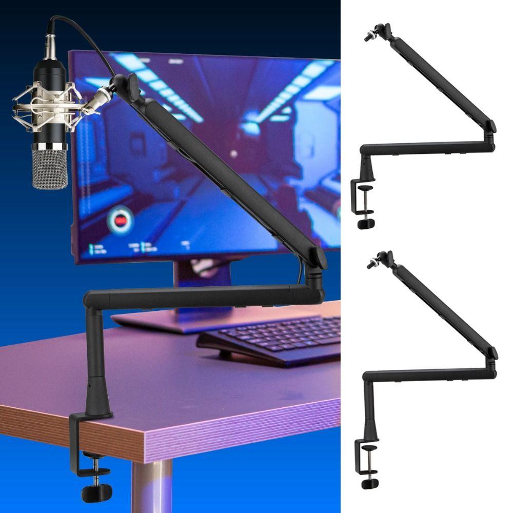 Aluminium Studio Low Profile Mic Arm Mic Low Level Cantilever Bracket  Broadcasting Room