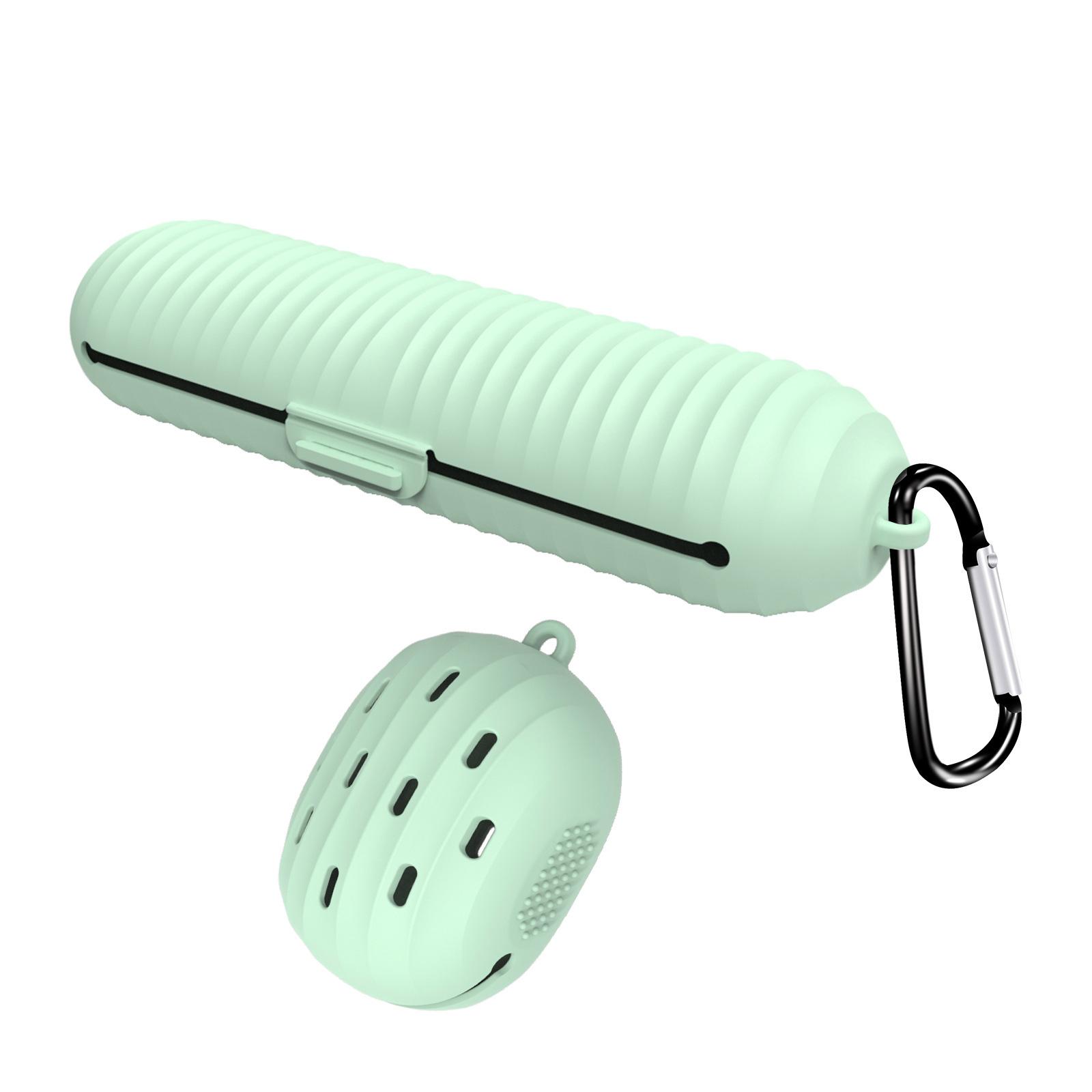 

Держатель и подставка для кистей для макияжа Органайзер для кистей для макияжа Держатель для спонжа для макияжа Силиконовый органайзер для путешествий зелёный