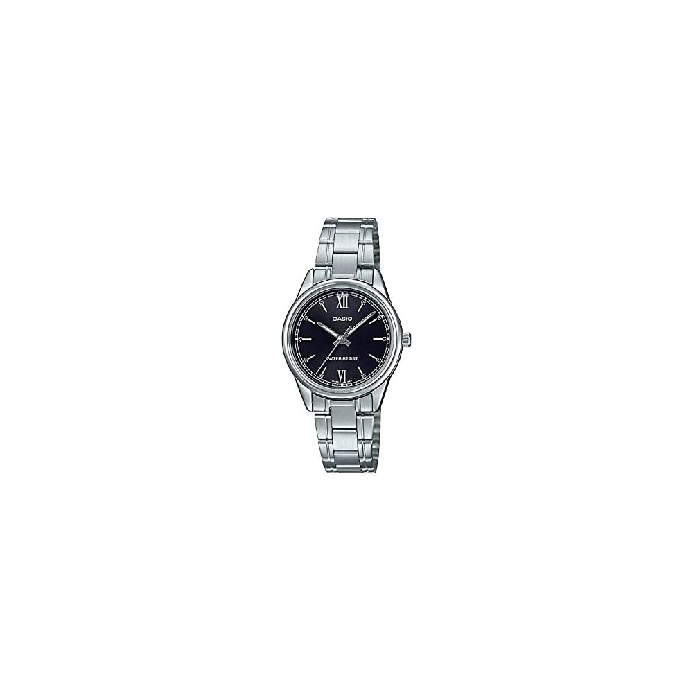 

Casio Standard LTP-V005D-1B2 Analog Watch Silver Black for Kids Girls