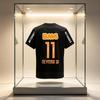 Camiseta Retro de Futebol do Neymar, Masculina, Não. Camiseta Masculina Casual Estilo Rua para Fãs de Futebol, Estampa 3D de 11 Jogadores, Manga Curta Preta