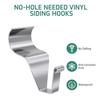 Practical Stainless Steel Hooks Vinyls Coated Hanger For Secure Hanging Bathroom Kitchen And Outdoors