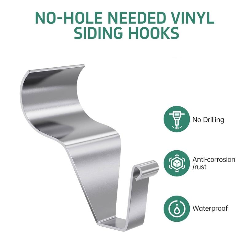 Practical Stainless Steel Hooks Vinyls Coated Hanger For Secure Hanging Bathroom Kitchen And Outdoors