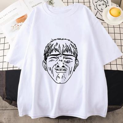 GTO Great Teacher Onizuka T-Shirts Unisex/Damen 100% Baumwolle T-Shirts Hübsche Ästhetische T-Shirts Strichmännchen Harajuku Bequemes Unisex T-Shirt