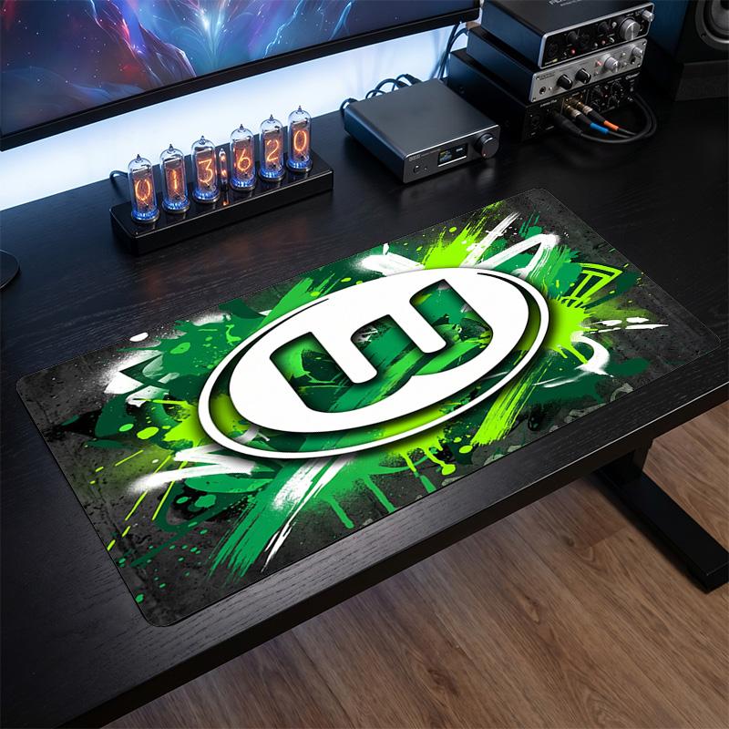 VfL Wolfsburg FC Themenmuster Mauspads, Fußball Logo Design XXL Gaming Schreibtischmatte Rutschfeste Computer-Mauspad