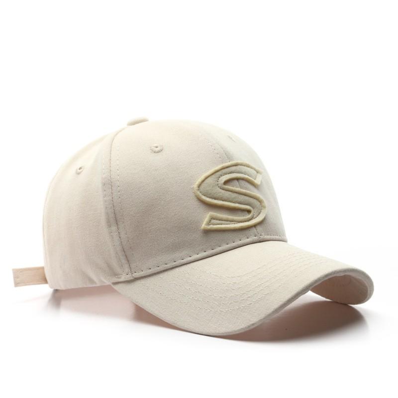 

Бейсболка с большой буквой S, летняя модная уличная козырек от солнца