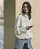 Roiroi Check Button-Up Windbreaker - Ivory