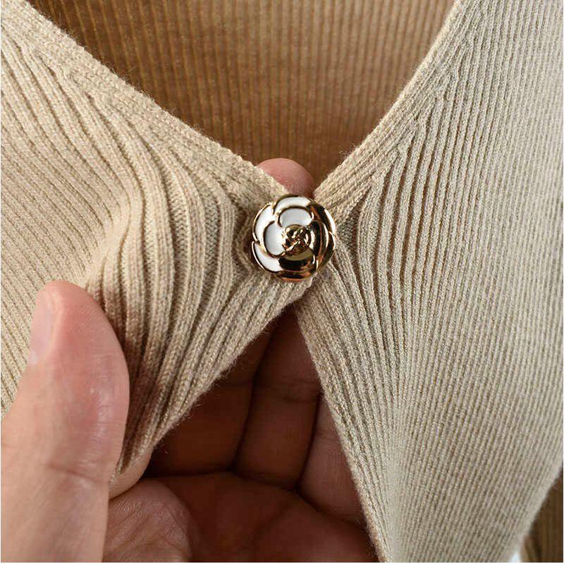 High Quality Autumn Clothing New Arrival Women's Knitwear Cardigan Women's Short One Button Long Sleeve Sweater Coat Slim Fit Slimming Top