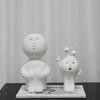 Modern Cartoon Resin Decorative Figurine Living Room TV Cabinet Entryway Home Styling Minimalist Interior Accessory